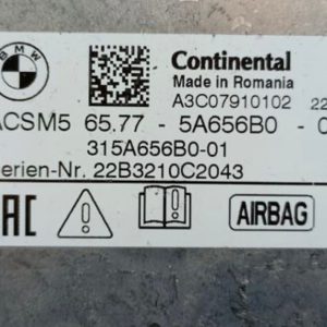 REPARATION CALCULATEUR AIRBAG BMW M3 SERIE 3-4-7 CONTINENTAL 65.77-5A656B0-01 A3C07910102