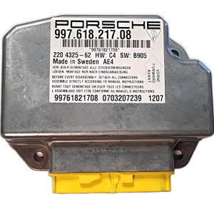 REPARATION CALCULATEUR AIRBAG PORSCHE 997 987 99761821708